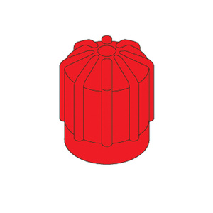 R134A Red High Side Cap Aeroquip Fitting