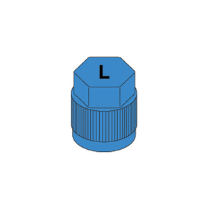 R134A Valve Cap Blue M9X1 Low Side Quick