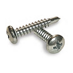 Phillips Pan Head Self-Drilling TEKS Screw Zinc 6-20 X 3/8