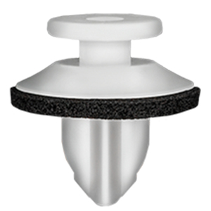 LOWER DOOR MOULDING RETAINER WITH SEALER