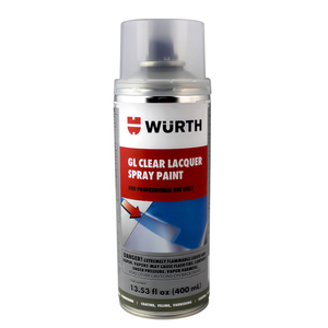 Spray Paint European Blend Lacquer Gloss Clear 400 mL