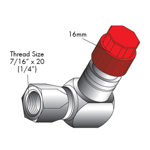 Elbow 16M 1/4 R134 Adapter