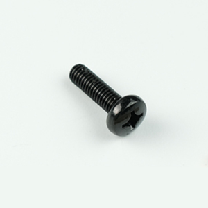 Machine Screw Pan Head Phillips Black 6X20