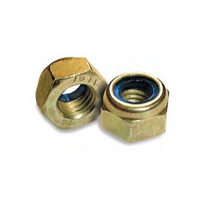 Grade 8 Nylock Nylon Insert Lock Hex Nut USS Yellow Zinc 1-14