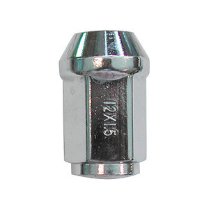 "Lug Nut Chrome, M12X1.5, M19 Hex"