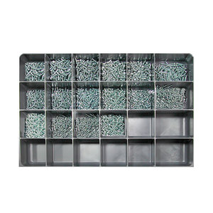 Phillips Pan Head Sheet Metal Screw Assortment 1600 Pcs