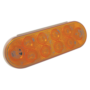 Amber Signal/Park Oval 10 LEDS 6 1/2" X 2 1/4" X 1 1/8"
