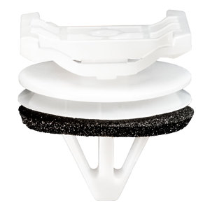 Fender Wheel Apron Moulding Clip With Sealer White Nylon Mazda