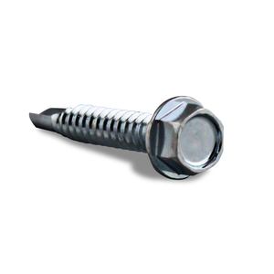 Hex Washer Head Self-Drilling TEKS Screw Zinc 14X11/2