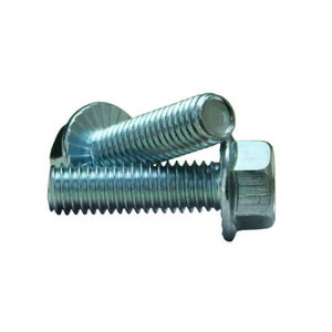 Grade 5 Flange Bolt Serrated Hex Washer Head Zinc 3/8X1-1/2