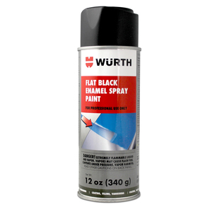 Flat Black Enamel 12 oz aerosol