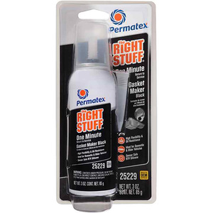 Permatex The Right Stuff Black 1 Minute Gasket Maker, 3oz