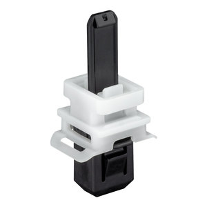 Windshield and Interior Trim Moulding ClipWhite and Black Nylon Honda