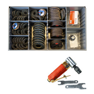 Mini Flex, Mini Flap Disc Asst With Tool