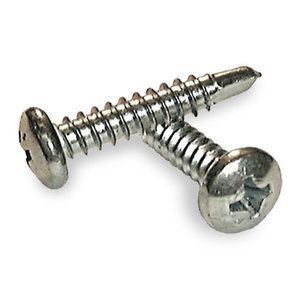 Phillips Pan Head Self-Drilling TEKS Screw Zinc 10X3/4
