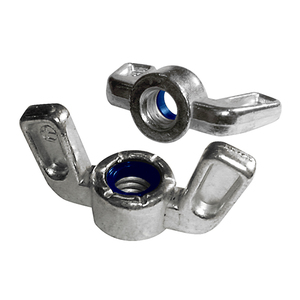 Nylock Wing Nut Zinc 3/8