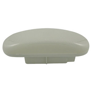 White Back Up 6 1/2" Oval Incandescent