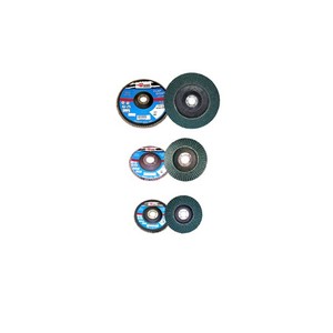 Zebra Flap Disc - Zirconia - 4 1/2 Inch Diameter - 7/8 Inch Arbor -Grit  40