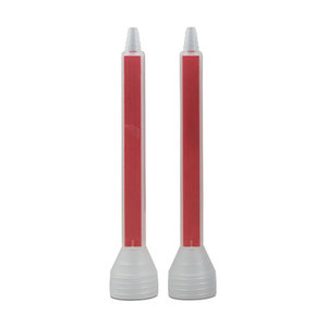 Red Square Turbo Mixer Tip with Integral Nut