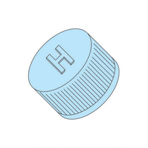 R134A Valve Cap - Light Blue - Hi Side