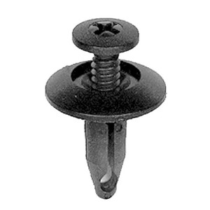Push Retainer Black Nylon