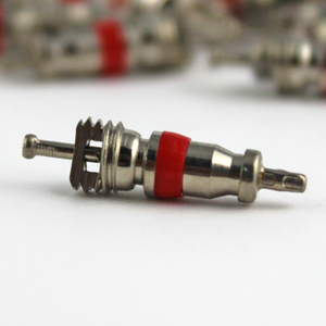 "TPMS High Temp Red Valve Core, Nickle"