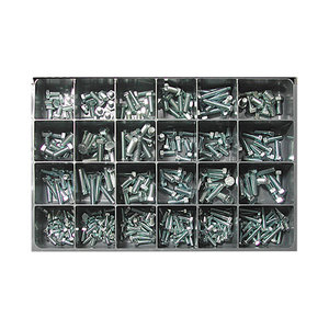 "Euro, ISO Metric Hex Bolts Assortment 330 Pcs"