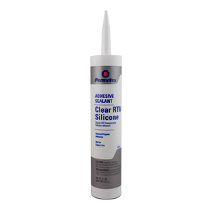 Permatex Clear RTV Silicone Adhesive Sealant 11 oz.