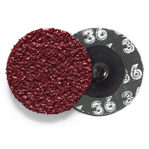 Mini Resin Fiber Disc - Premium Aluminum Oxide - Type R - 2 Inch - 36 Grit