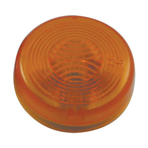 Amber Clear Marker 2" Round Incandescent