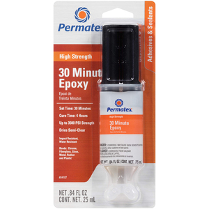 Permatex PermaPoxy 30-Minute High Strength General Purpose Epoxy, 0.84fl.oz.