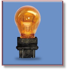 "Bulb #3057A Turn, Park, Amber Sylvania"