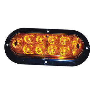 Amber Signal/Park Chrome Bezel 10 LED 7 9/16"X 3 5/16"X 7/8"