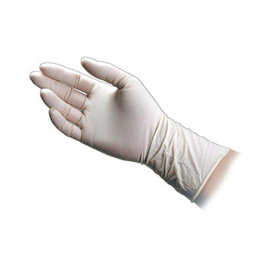 Latex Gloves white- Powder Free (100/Box) - Medium