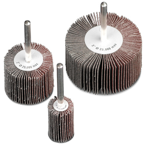Flap Wheel - Aluminum Oxide - 1/4 Inch Shank - 3 x 1 x 1/4 -80 Grit