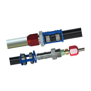 splice conn,1/2 to #8 hose