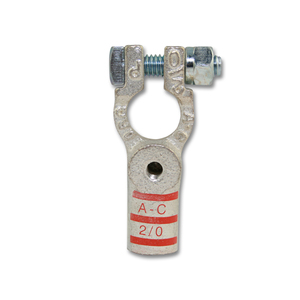 2/0 Pos Crimp Terminal w. Third Wire Acc