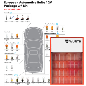 EUROPEAN BULBS WITH BIN