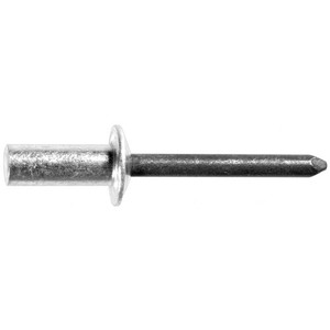 Closed End Rivet 1/4 Diameter Grip: 1/4-3/8