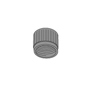 R12 3/16 Black Service Valve Cap