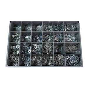 "Flat SAE, USS, Metric Washer Assortment 2250 Pcs"