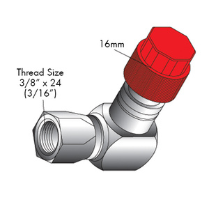 Elbow 16M 3/16 R134 Adapter