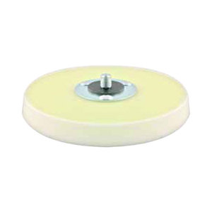 Backing Pad - Soft Riveted - Hook and Loop Fastener (HLF) - 5 Inch - No Hole - 5/16-24 Inch Male Riv