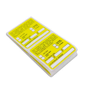 A/C Dye Service Label