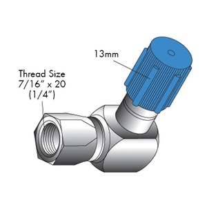 Elbow 13M 1/4 R134 Adapter