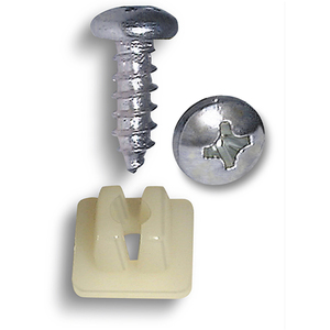 License Plate 1/4 Screw with Anchor