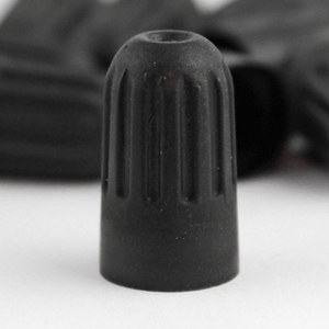 Long Black Plastic TPMS Cap