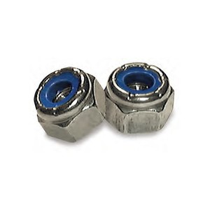 Stainless Steel 18-8 Nylock Nylon Insert Lock Nut #10-24