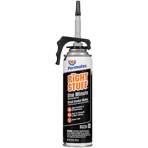 Permatex The Right Stuff Black 1-Minute Gasket Maker, 7.5oz