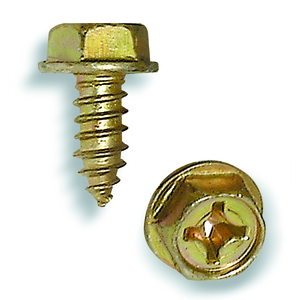 License Plate Screw 6X15 Hex Washer Head